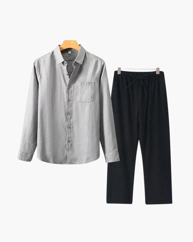 Combo de Lino Old Money (Manga Larga)