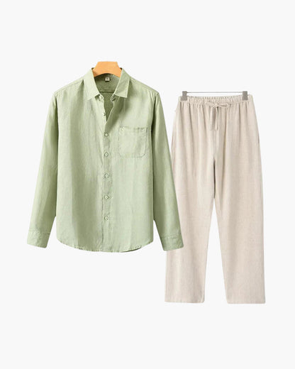 Combo de Lino Old Money (Manga Larga)