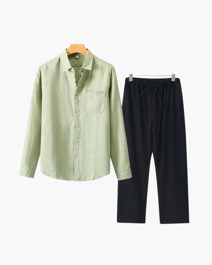 Combo de Lino Old Money (Manga Larga)