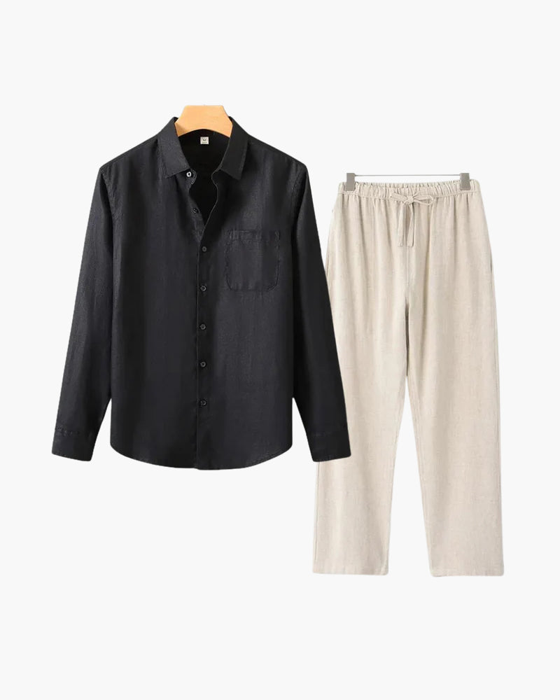 Combo de Lino Old Money (Manga Larga)