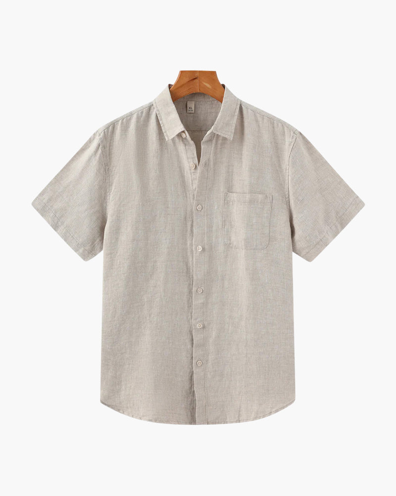 Cape Town - Camisa de Lino (Manga Corta)
