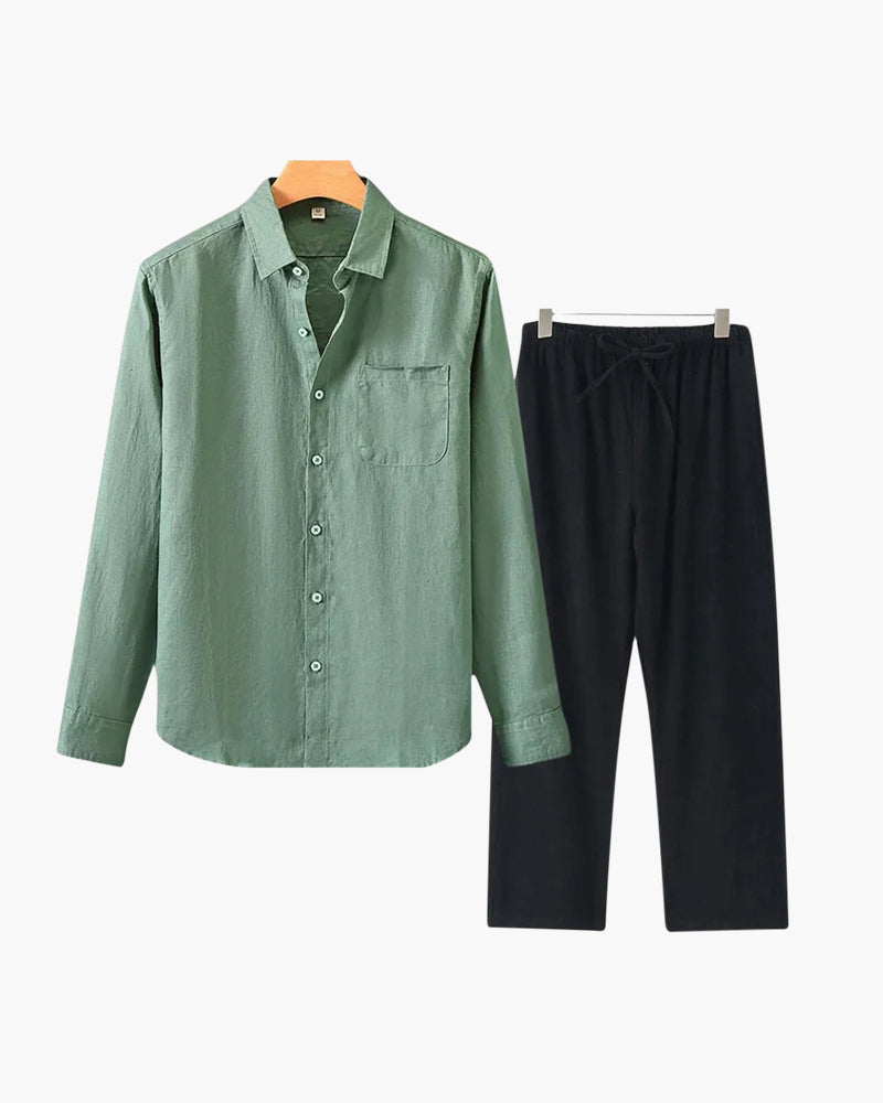 Combo de Lino Old Money (Manga Larga)
