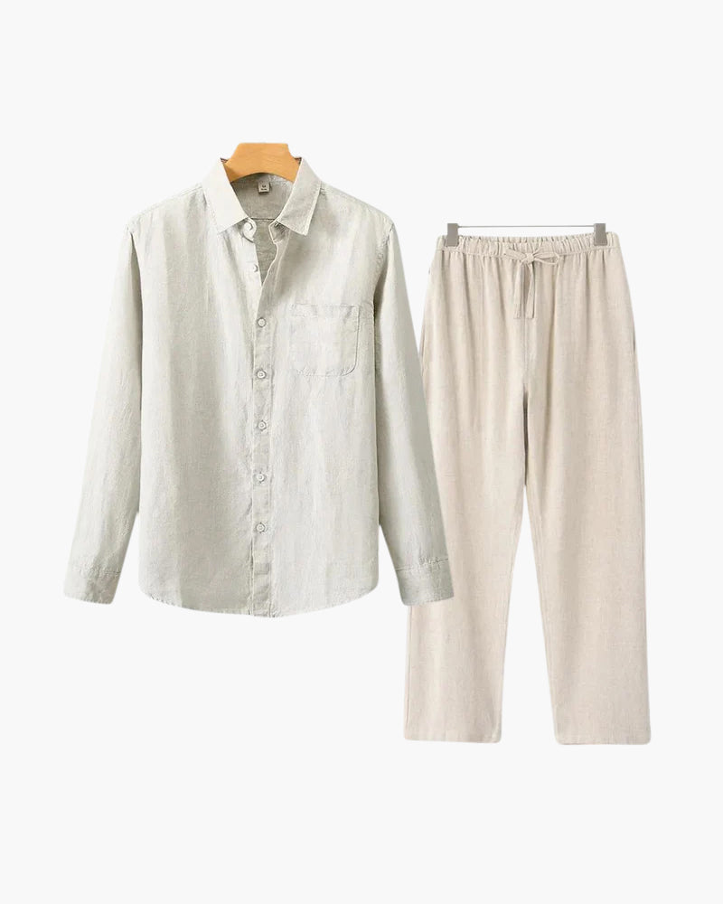 Combo de Lino Old Money (Manga Larga)