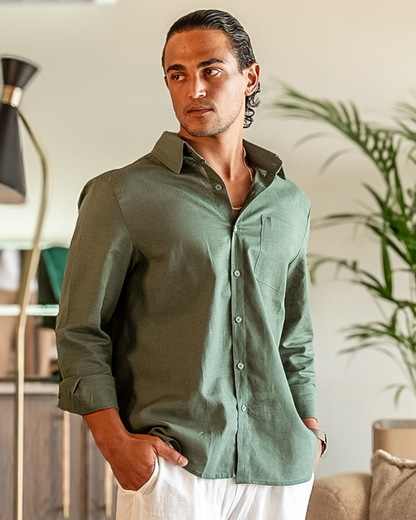 Cape Town - Camisa 100% Lino