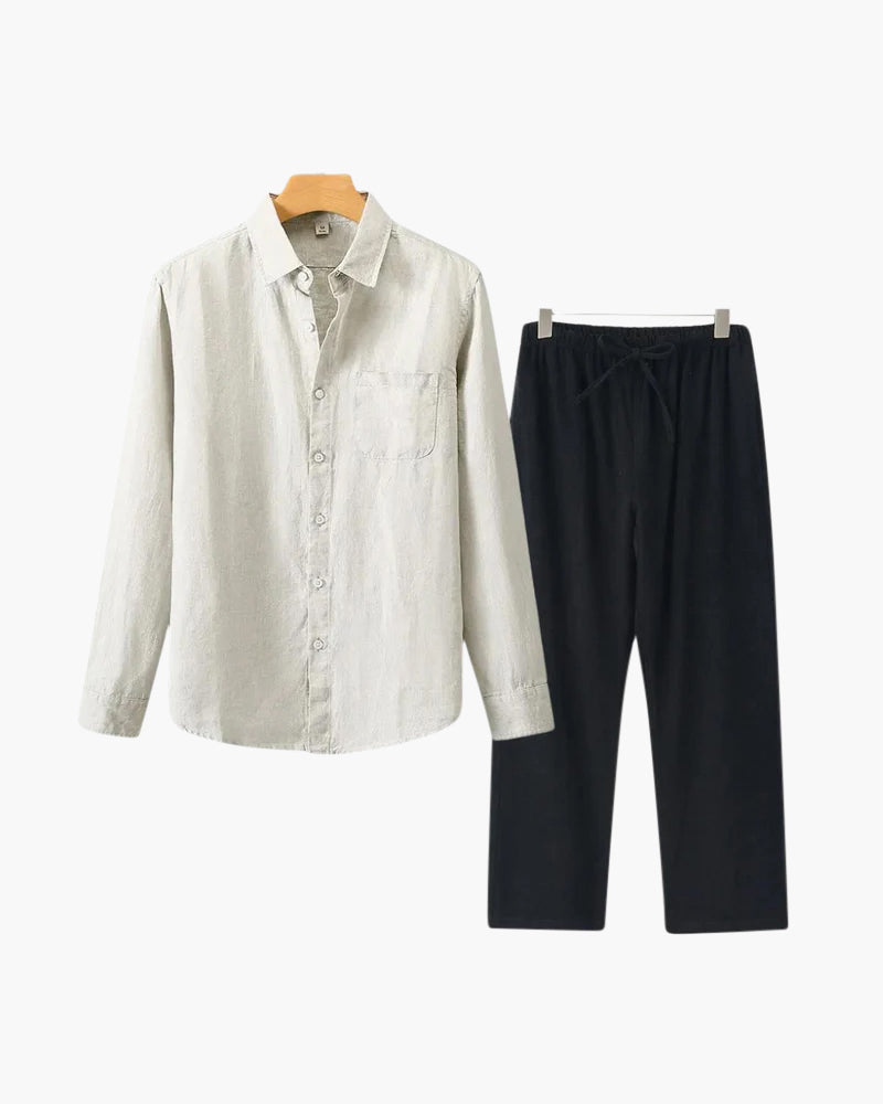 Combo de Lino Old Money (Manga Larga)