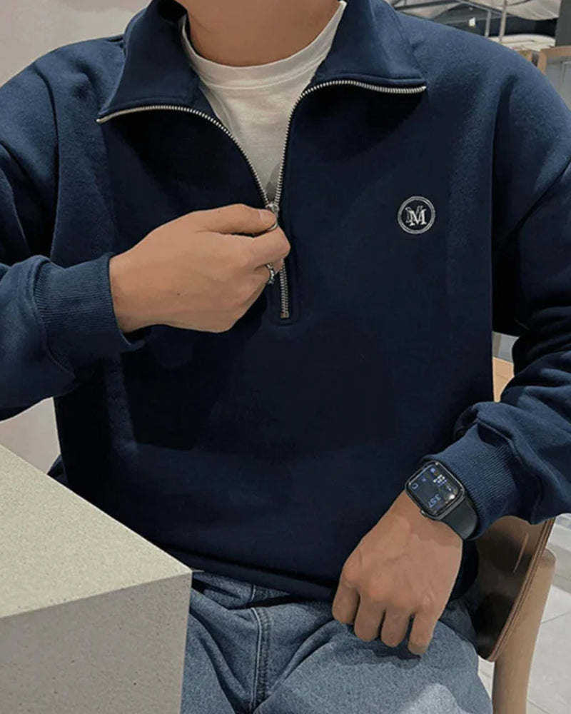 Sudadera de Algodón Miami con Cremallera