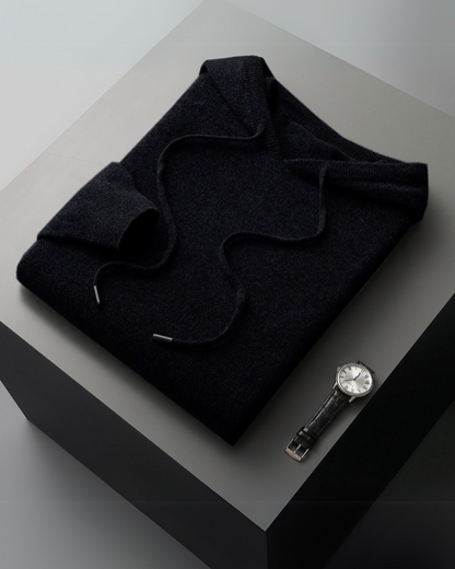 Sudadera con capucha 100% Cachemira