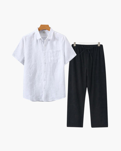 Combo Old Money de Lino (Manga Corta)