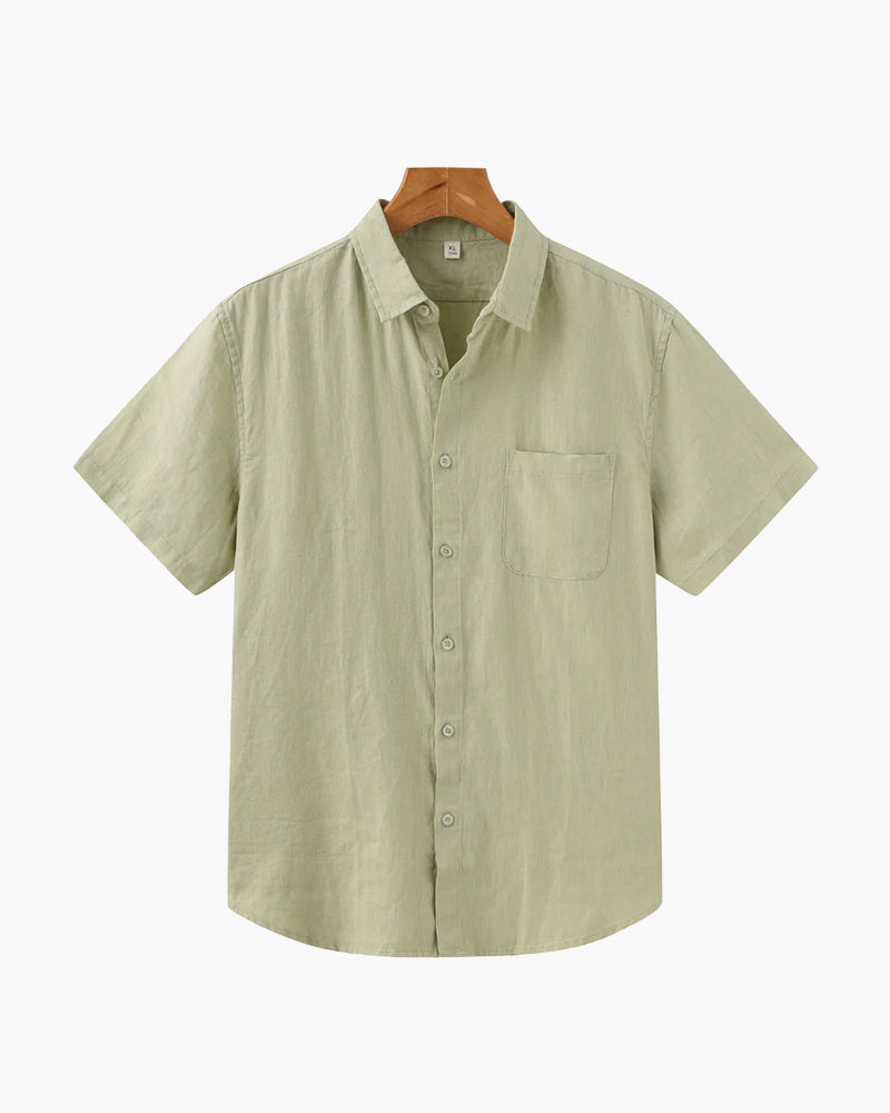 Cape Town - Camisa de Lino (Manga Corta)