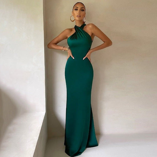 ZaraGrace Sleeveless Evening Gown for Women's Formal Occasions