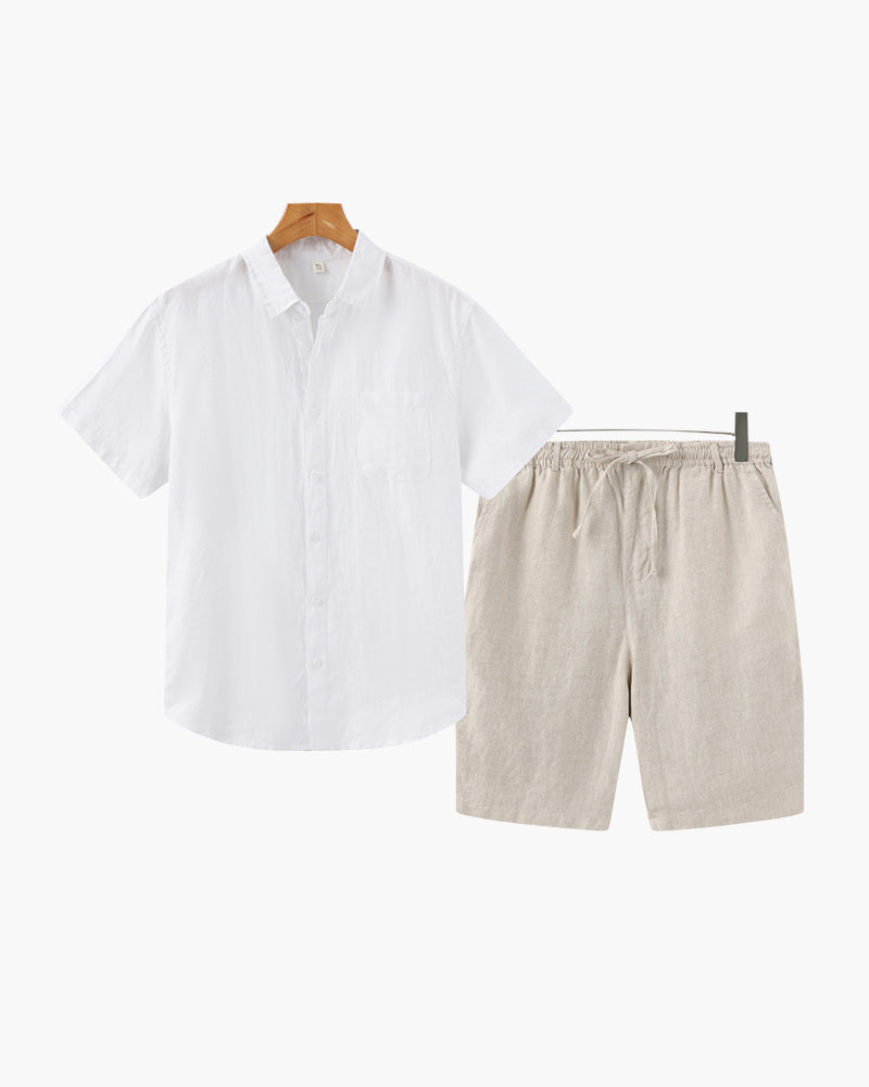 Combo de Lino Old Money (Pantalones Cortos)
