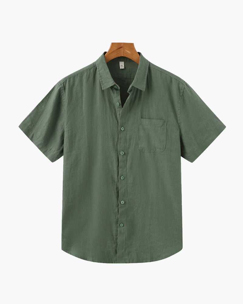 Cape Town - Camisa de Lino (Manga Corta)