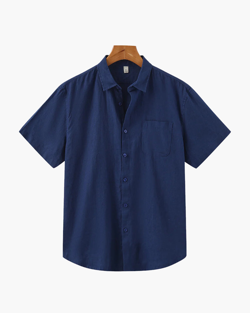 Cape Town - Camisa de Lino (Manga Corta)