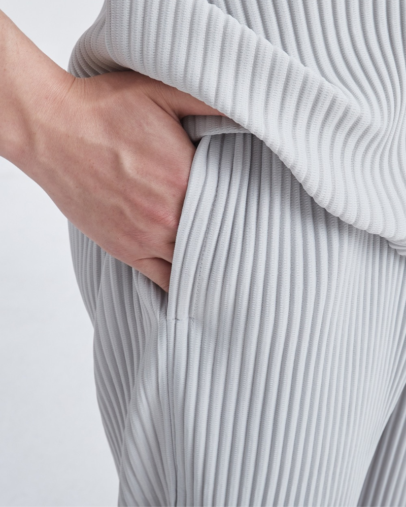 Pantalón de Algodón Acanalado