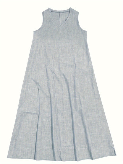 BellaBreezy Women’s Sleeveless Maxi Dress – Stylish and Comfortable