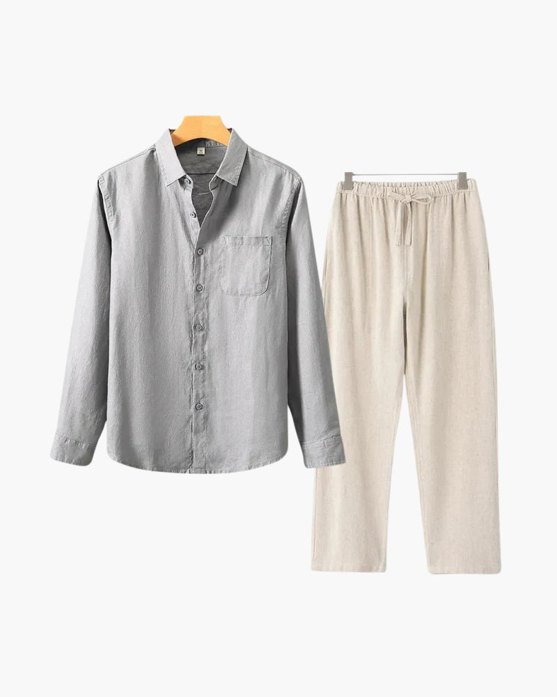 Combo de Lino Old Money (Manga Larga)