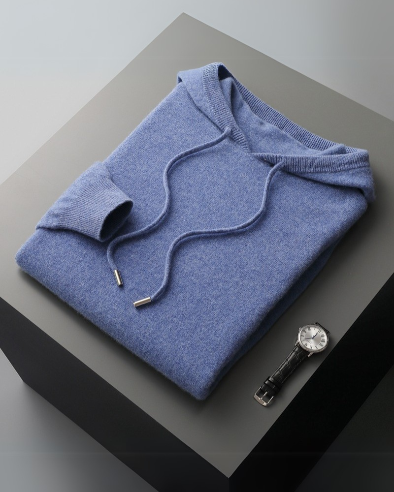 Sudadera con capucha 100% Cachemira