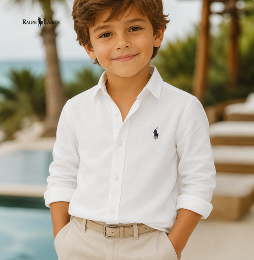 Camisa informal para niños - ᏒᎪᏞᏢᎻ ᏞᎪՍᏒЕΝ