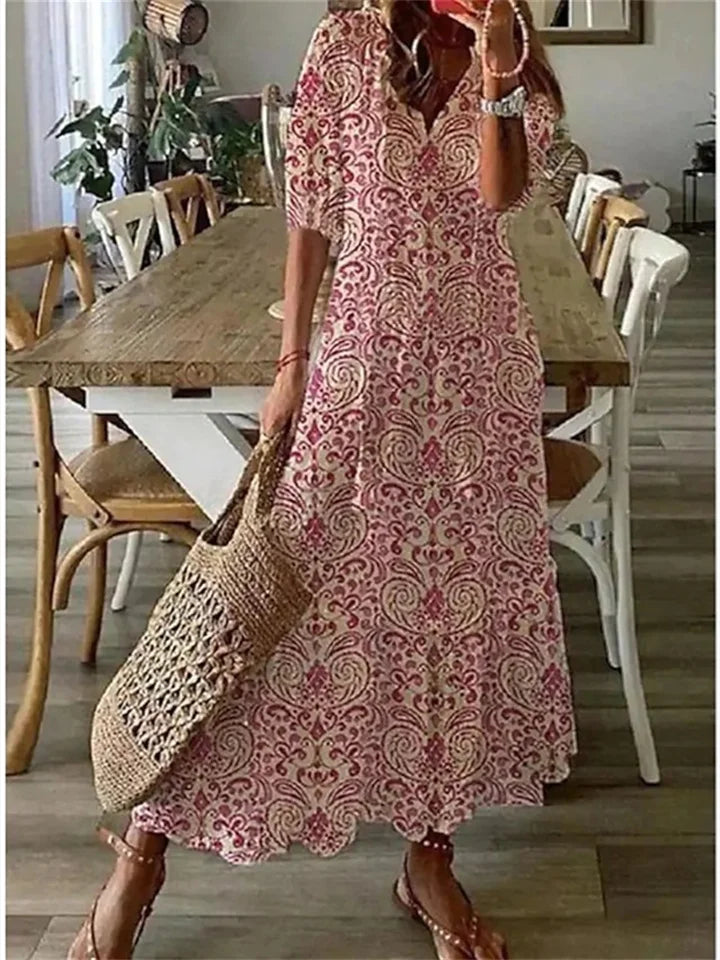 BellaSole Elegant Maxi Summer Dress – Light, Airy Fabric