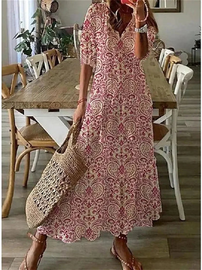 BellaSole Elegant Maxi Summer Dress – Light, Airy Fabric