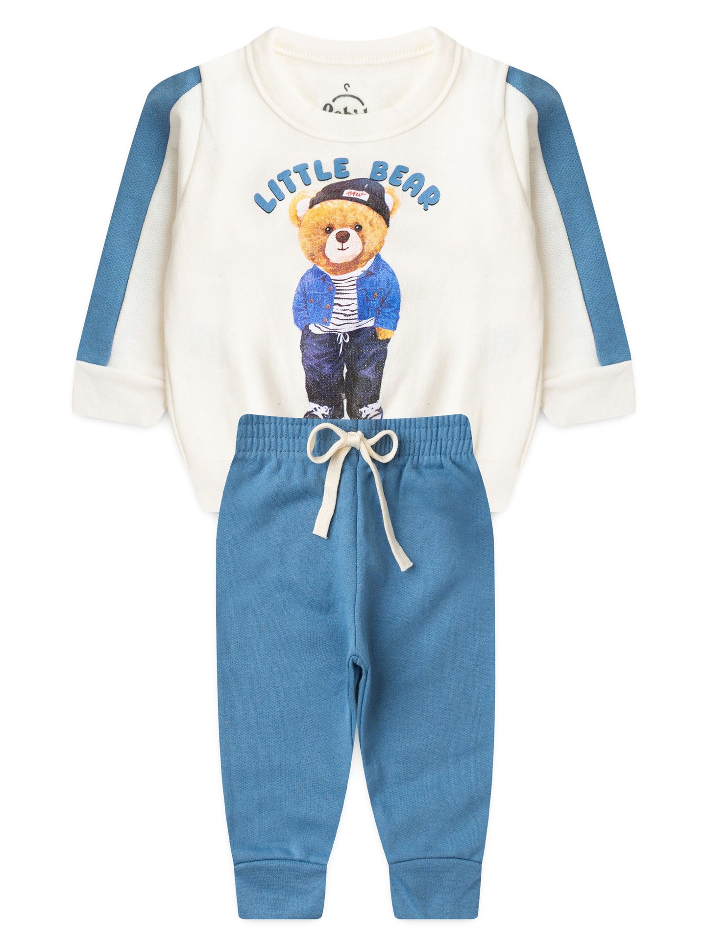Conjunto Infantil Menino Moletom Peluciado Urso