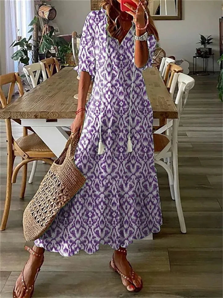 BellaSole Elegant Maxi Summer Dress – Light, Airy Fabric