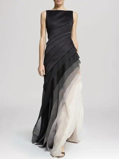 SerenaLuxury Women's Satin Evening Gown for Unforgettable Occasions