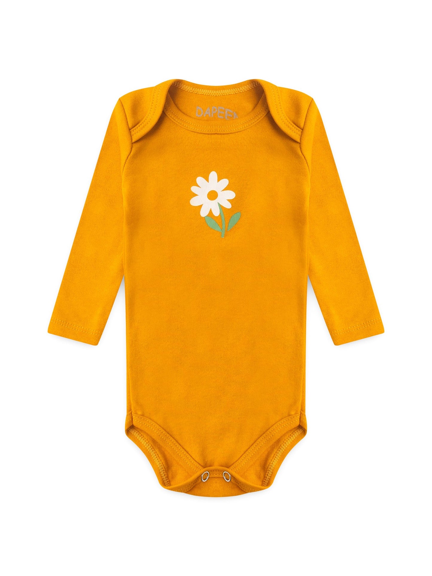 Kit Body Bebê Menina Suedine Flower