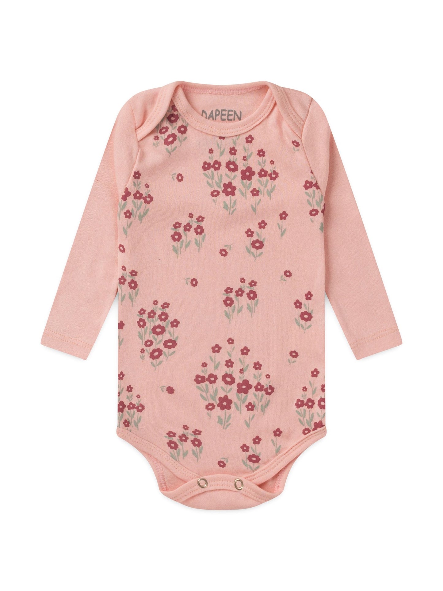 Kit Body Bebê Menina Suedine Flowers