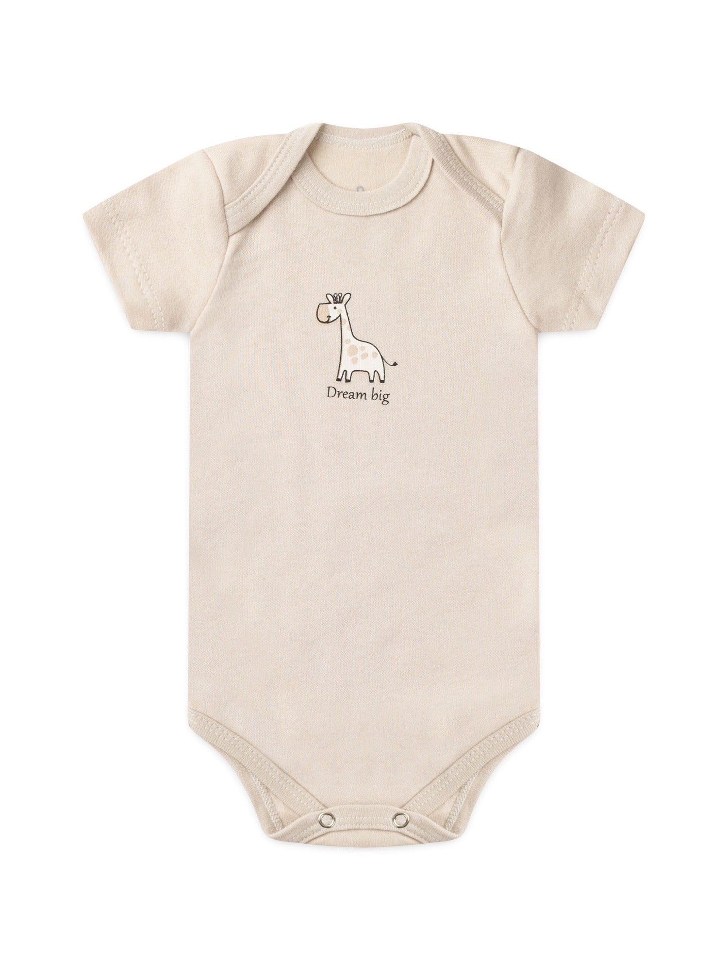 Kit Body Bebê Unissex Suedine Mini Girafinhas